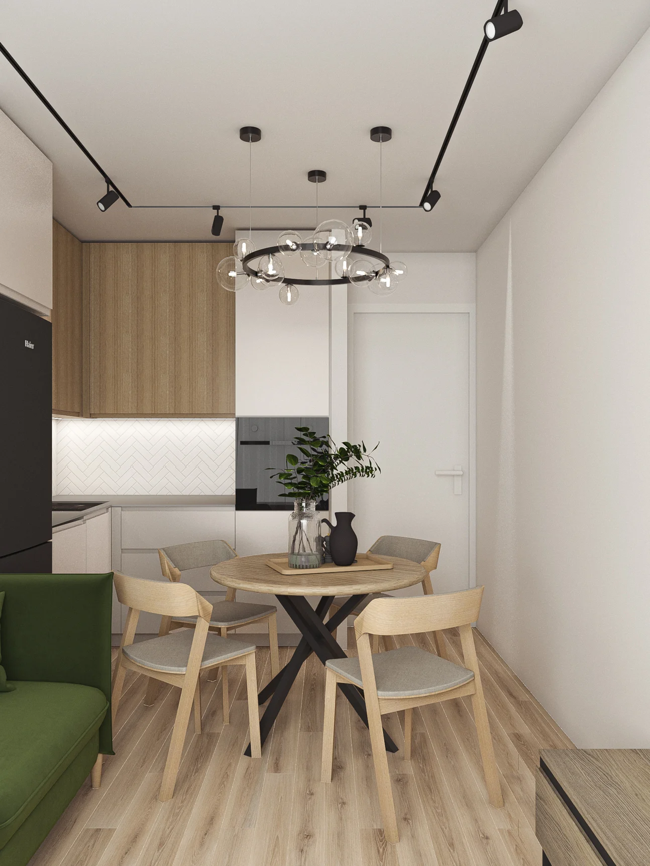 Дизайн-проект кухня-гостиная